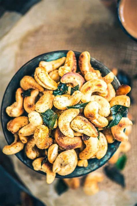 Spicy Masala Kaju Recipe Masala Cashew Nuts Whiskaffair