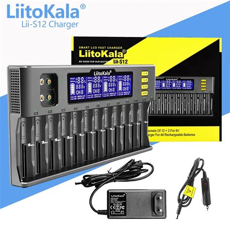 Liitokala Lii S Lii S Lcd Battery Charger For Li Ion Lifepo Ni Mh