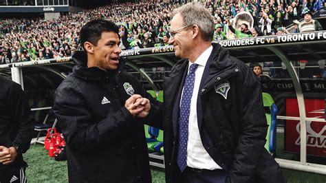 Seattle Sounders Head Coach Brian Schmetzer prepares for first coaching ...