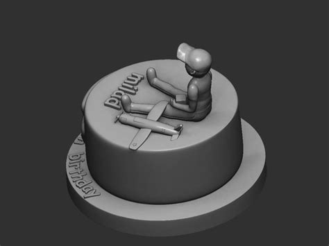 3d Model Cake Topper 3d Model 3d Printable Cgtrader