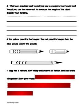 Grade 2 Measurement Test Based On Ontario S NEW Math Curriculum TPT