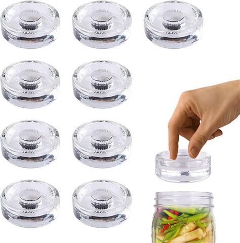 Eleganttime 9 Pack Glass Fermentation Weights With Easy Grip Handle