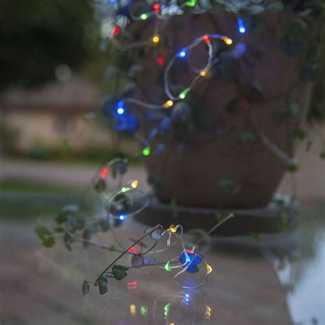 Dew Drop Led Solar String Lights Multicoloured Lightsie