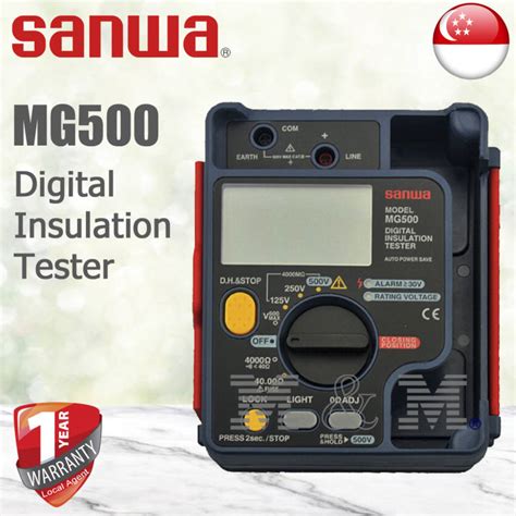 Sanwa Insulation Tester Mg Lazada Singapore