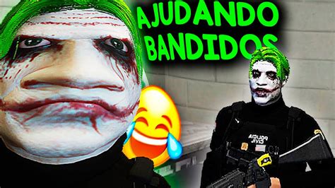 Virei POLICIAL E AJUDEI Os BANDIDOS No GTA RP KKKKK YouTube