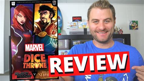 Marvel Dice Throne Black Widow Vs Doctor Strange Review Youtube