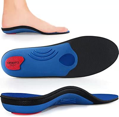 Arc Fasciite Plantaire 2 Paires de Semelles Orthopédiques pour Pieds