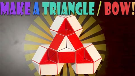 How To Solve Rubik S Snake Cube Puzzle Into A Triangle Or Bow Simple