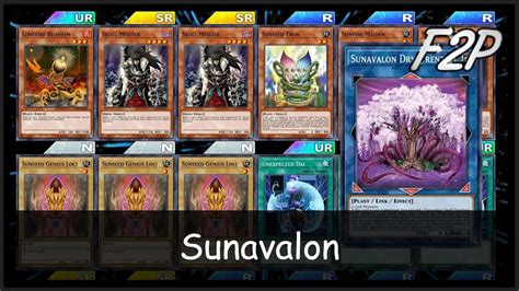 Sunavalon F2p P2w Deck Analysis And Testing [yu Gi Oh Duel Links] Youtube