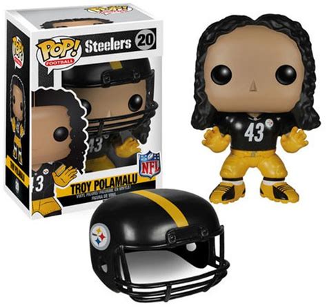 Funko Nfl Pittsburgh Steelers Pop Sports Football Troy Polamalu Vinyl Figure 20 Toywiz