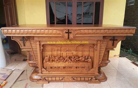 Altar Gereja Katolik Model Baru Alta Jati Furniture