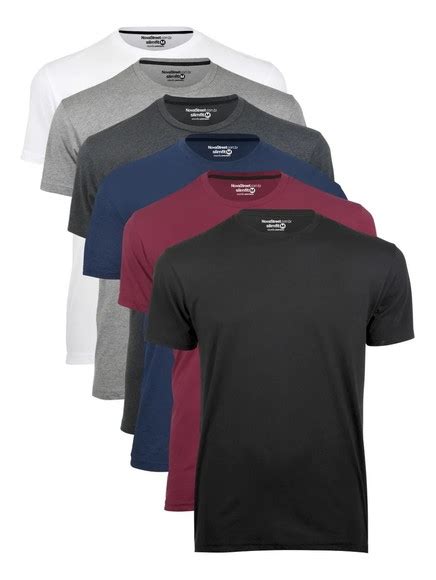 Kit Camisetas Masculinas Pretas Lisas Atacado Elo