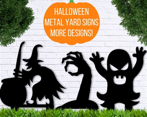 Halloween Yard Stake Halloween Lawn Decor Halloween Outside - Etsy