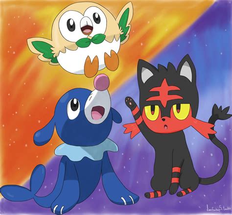 Collection 94 Wallpaper Pictures Of Pokemon Sun And Moon Starters Excellent