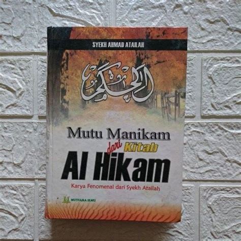 Jual Mutu Manikam Dari Kitab Al Hikam Shopee Indonesia