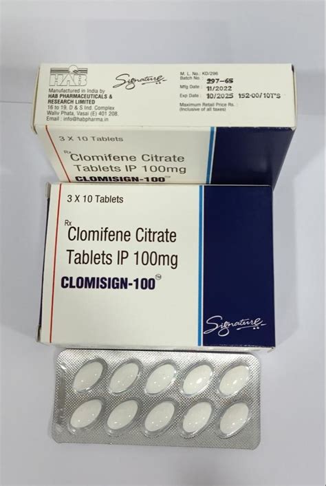 Clomid 100 Mg Tablets Packaging Type Strip At Rs 140 Strip In Nagpur