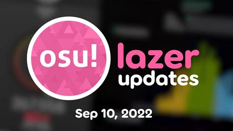 Lazer Updates September 10 2022 Youtube