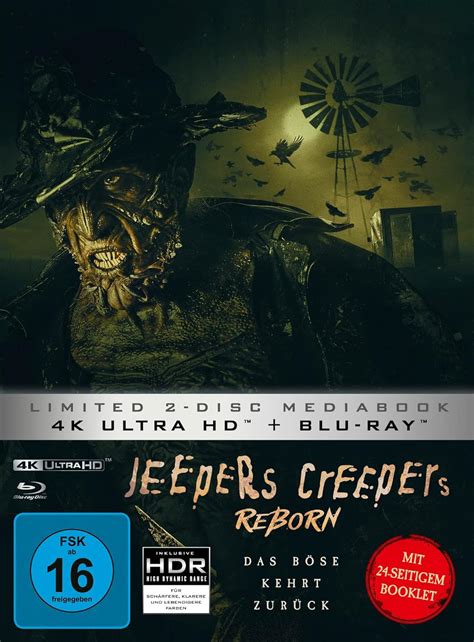 Jeepers Creepers Reborn Ltd K Uhd Disc Mediabook Mit Seitigem