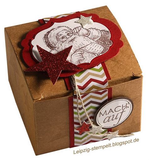 Leipzig Stempelt Mit Stampin Up Verpackung Weihnachten Stampin