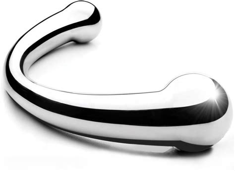 Amazon Dovelo Double Ended Dildo Metal Massage G Spot Stimulate Anal Prostate Fetish Plug