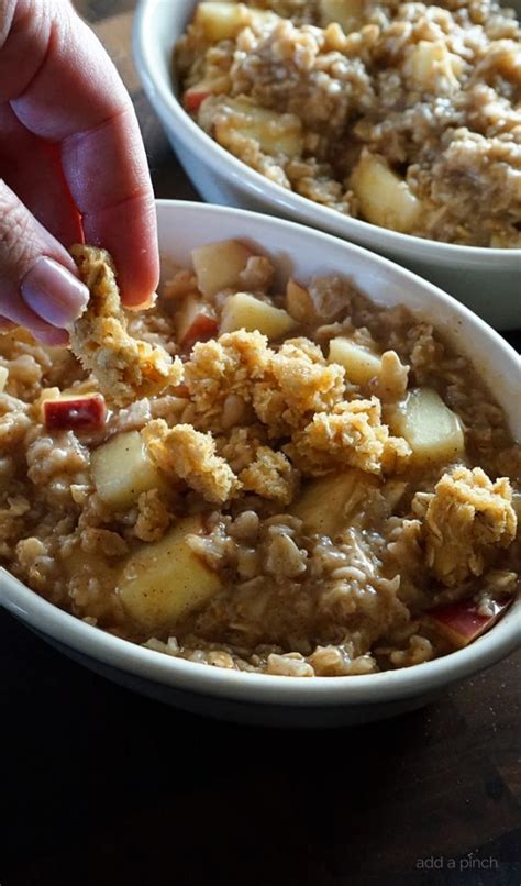 Apple Crisp Oatmeal Recipe Add A Pinch