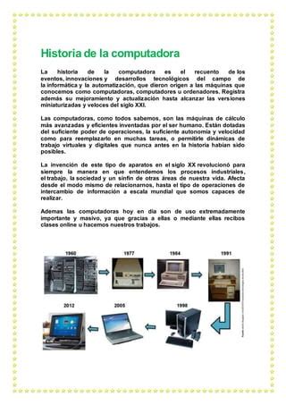 Historia De La Computadora PDF