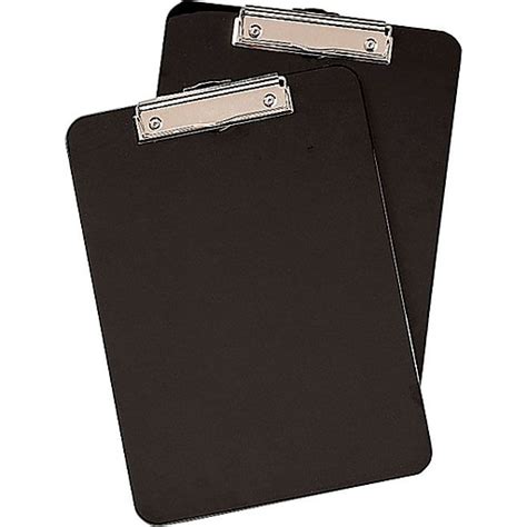 Staples® Clipboards Black 2 Pack 9 X 12 Staples