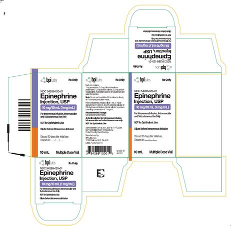 Epinephrine Injection: Package Insert / Prescribing Information - Drugs.com