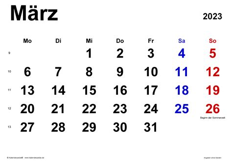 Kalender M Rz Als Pdf Vorlagen