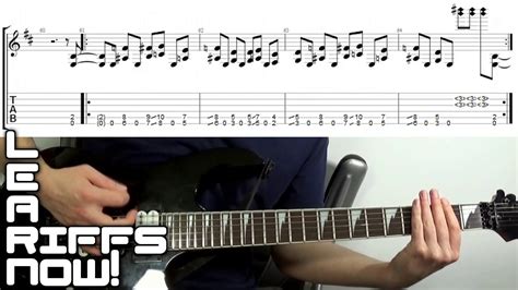 Mouth For War Pantera Verse Riff Tab And Lesson Youtube