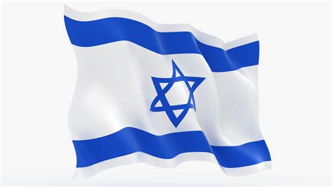 3d Model Israel Flag Animation Turbosquid 1613972