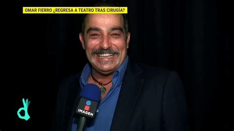 Omar Fierro confiesa que está listo para volver al teatro Imagen Televisión