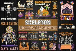 Halloween Skeleton Svg Bundle Bundle Creative Fabrica