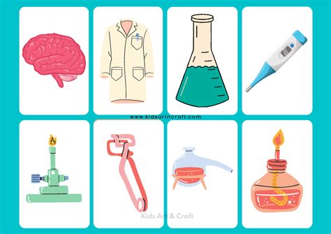 Lab Equipment Flashcards – Free Printable - Kids Art & Craft