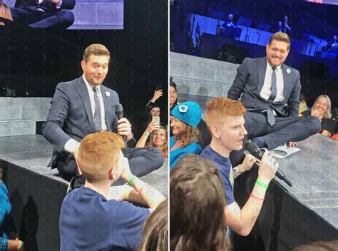 Michael Bublé Sings Frank Sinatra Classic With 17 Year Old Fan In