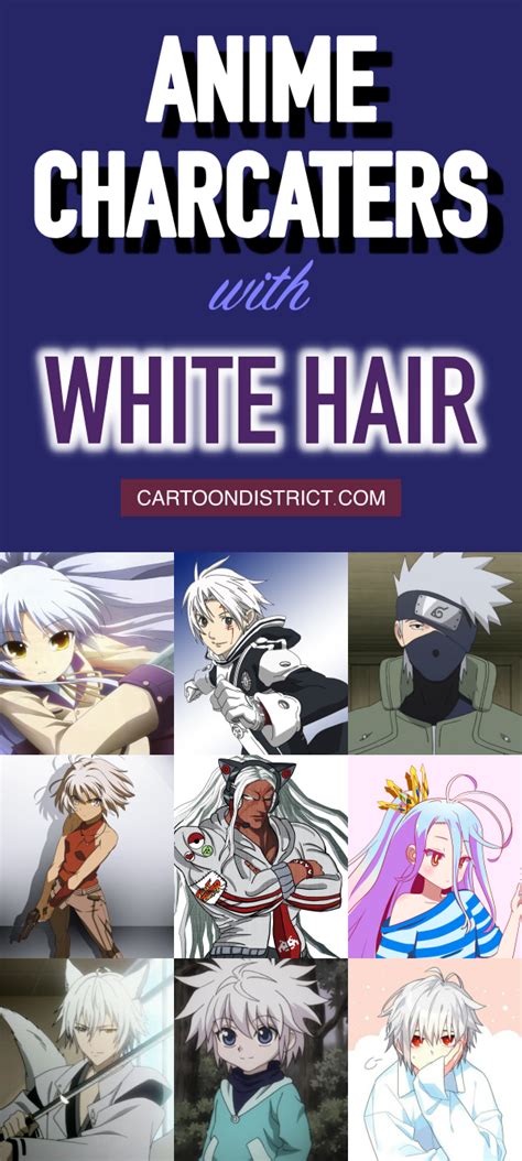 Handsome Male Anime Characters With White Hair Digiscrapru