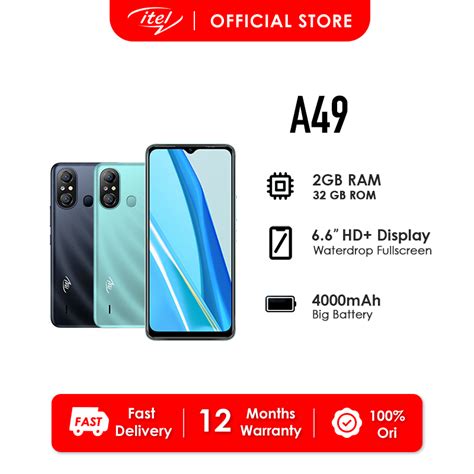 Itel A49 LTE 2GB 32GB Shopee Philippines