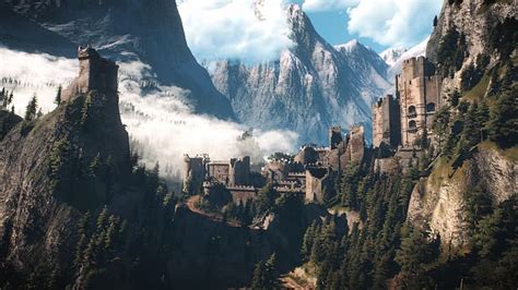 The Witcher The Witcher 3Wild Hunt Kaer Morhen 自然 ゲームキャラクター アート