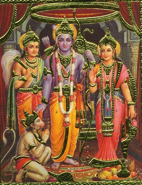 Hindu Deities Sita Rama Lakshmana