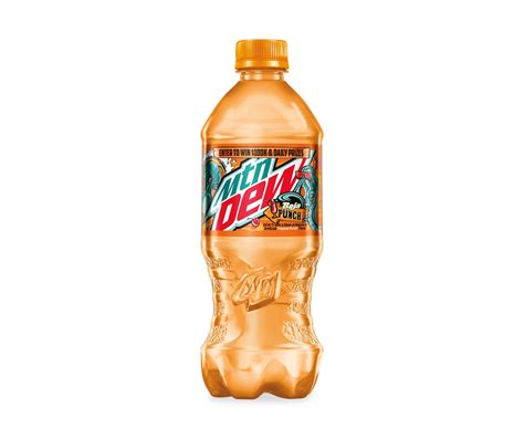 Mountain Dew Mtn Dew Baja Punch Dew Tropical Punch Flavor 20 Fl Oz