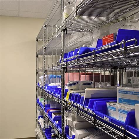 Clean Utility Room In Hospital For Medical Supplies