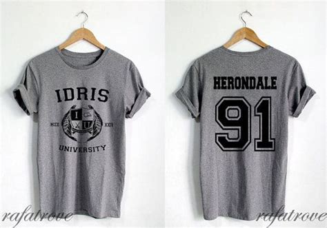 Herondale 91 Shirt Idris University Shadowhunters By Rafatrove Kanye