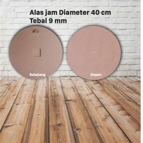 Jual Kayu Mdf Bulat Diameter Cm Tebal Mm Shopee Indonesia