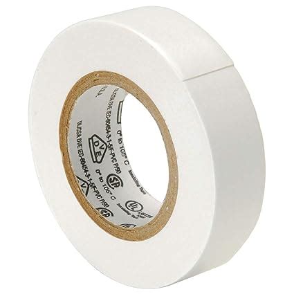 3M 10828BA10 0 75 In X 66 Ft White Electrical Tape Amazon