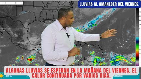 Posibles Lluvias En La Costa Caribe A En La Madrugada Del Viernes