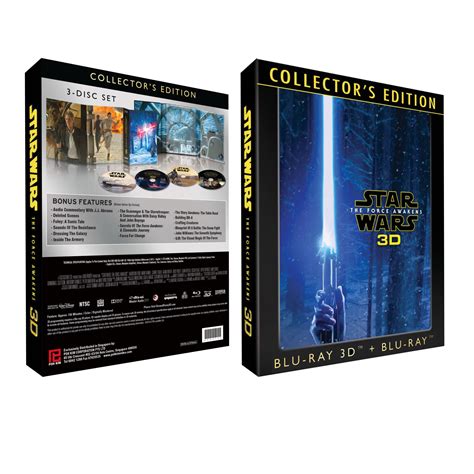 Star Wars The Force Awakens Collector S Edition 3 DISC SET 2D 3D