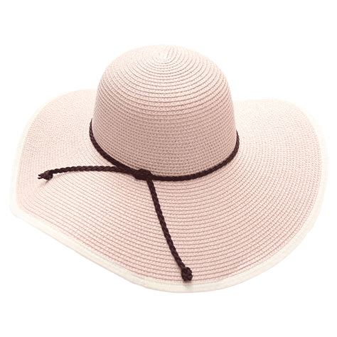 Womens Wide Brim Straw Hat Big Floppy Foldable Roll Up Cap Beach Sun