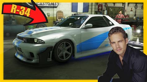 Gta Paul Walker S Nissan Skyline R Gta Online Brian S Skyline