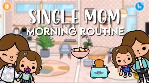 Single Mom Morning Routine Toca Life YouTube