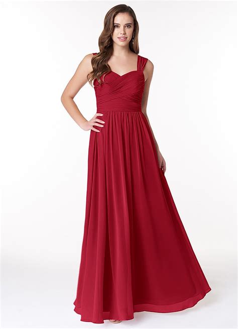 Azazie Zapheira Scarlet Bridesmaid Dresses Azazie